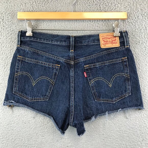 Levi's 501 Denim Shorts Size 28W - Picture 1 of 10